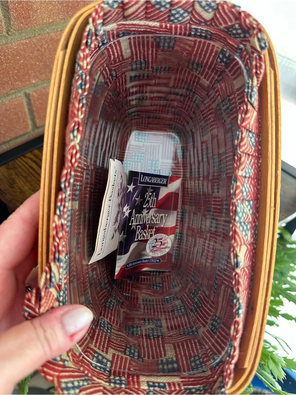 Longaberger 25th Anniversary Basket
